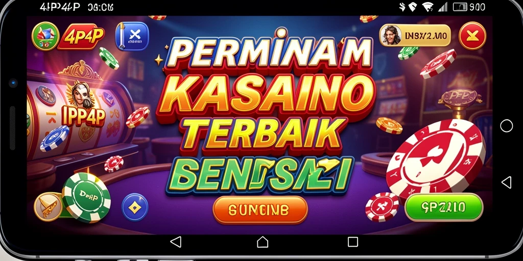 Tampilan gameplay Kasino yang seru dan interaktif di 4P4P.