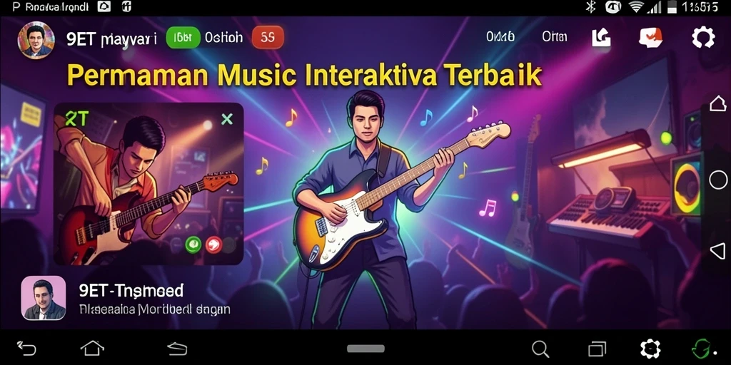 Gameplay interaktif seru dalam 9ET dengan musik variatif.