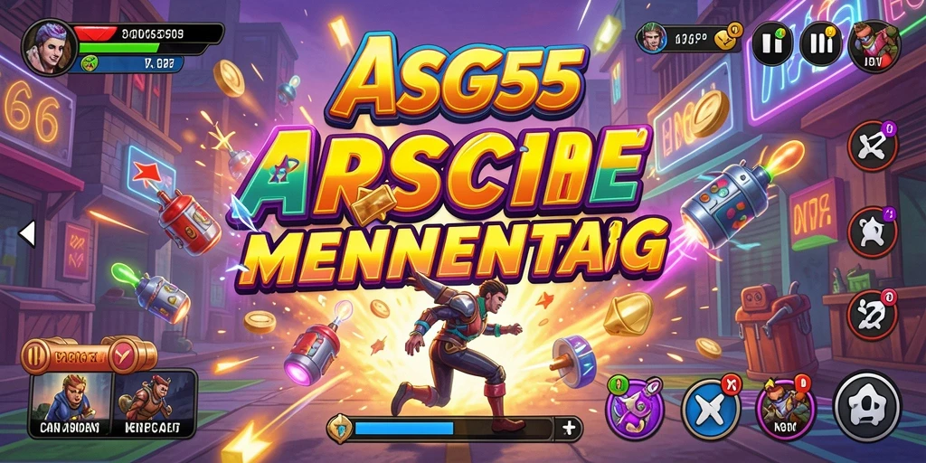 Tampilan gameplay seru dari ASG55 dengan grafis memukau.