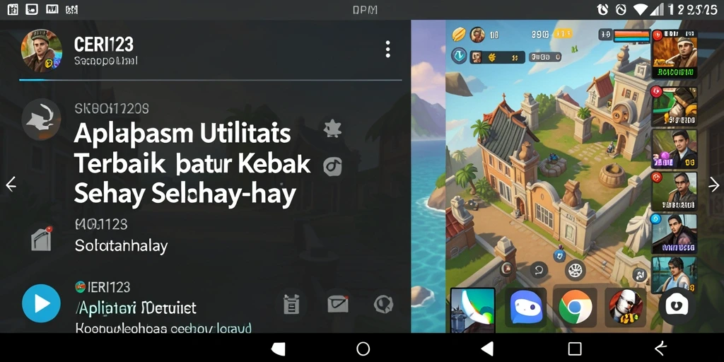 Tampilan menarik dari aplikasi <strong>CERI123</strong> yang menunjukkan fitur utilitas.