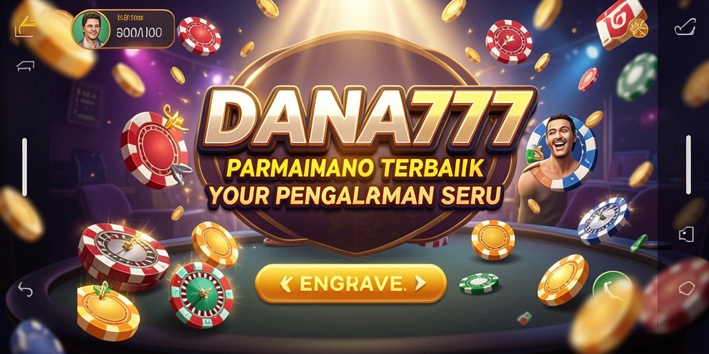 Tampilan menarik dari gameplay Kasino DANA777 yang menegangkan.