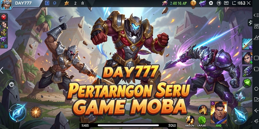 Tampilan gameplay menarik di <strong>DAY777</strong> dengan aksi pertempuran yang intens.