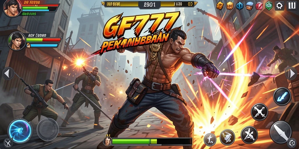 Tampilan seru gameplay Fighting di GF777 dengan aksi pertarungan yang mendebarkan.
