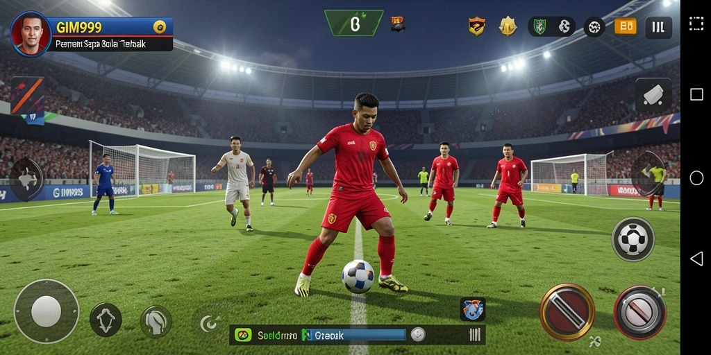 Tampilan gameplay menakjubkan saat bertanding di GIM999.