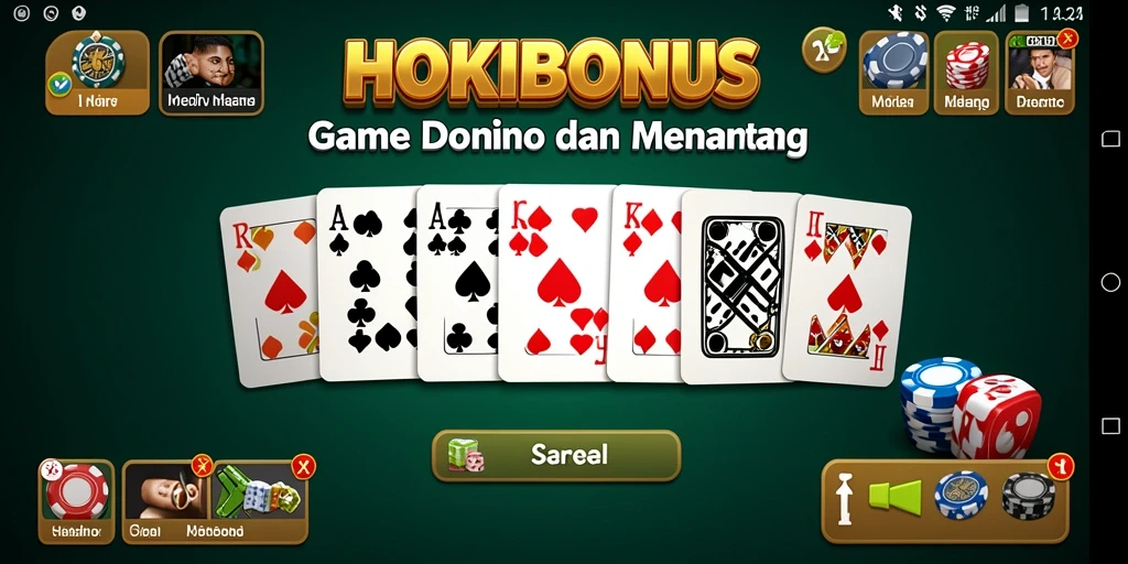 Tampilan gameplay HOKIBONUS yang menarik dan penuh strategi.
