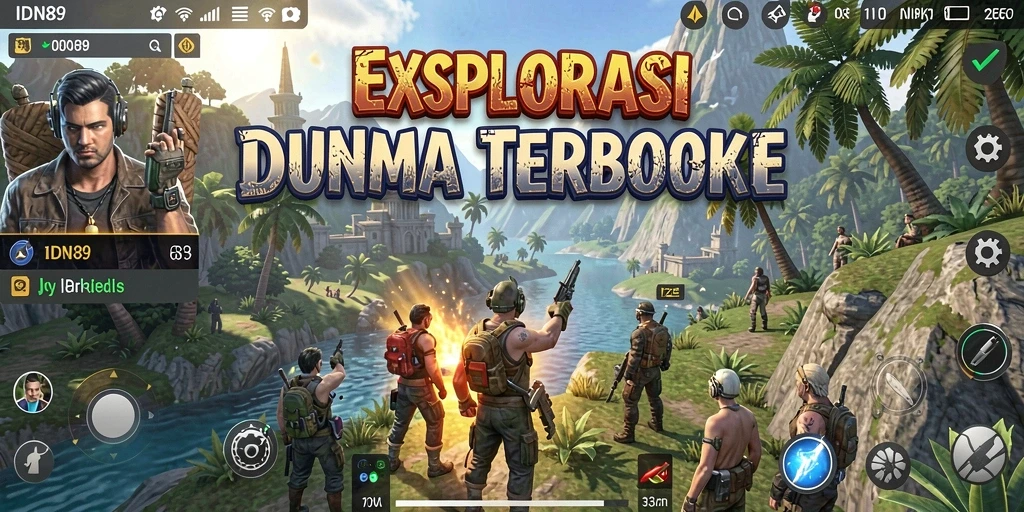 Gameplay epik dalam dunia terbuka IDN89 yang memukau.