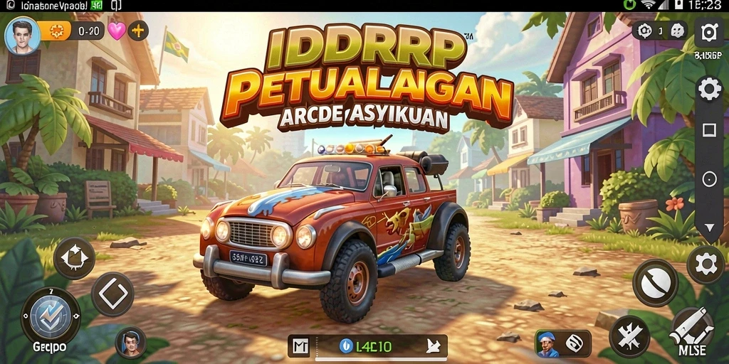 Tampilan gameplay seru dan penuh aksi dari IDRRP.