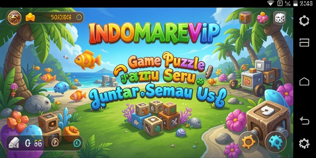 Tampilan gameplay <strong>INDOMAREVIP</strong> yang seru dengan berbagai teka-teki menarik.