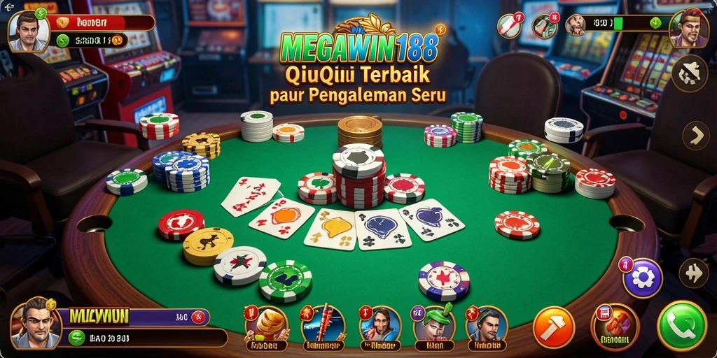 Gameplay seru QiuQiu di MEGAWIN188 dengan teman-teman.