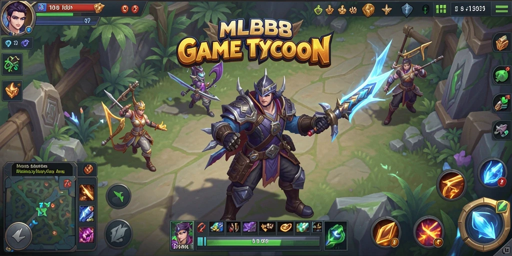 Screenshot gameplay MLBB8 menampilkan interaksi bisnis yang seru.