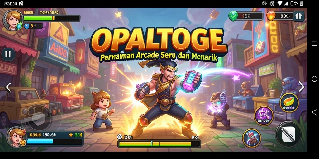 Tampilan menarik dengan gameplay Arcade yang adiktif.