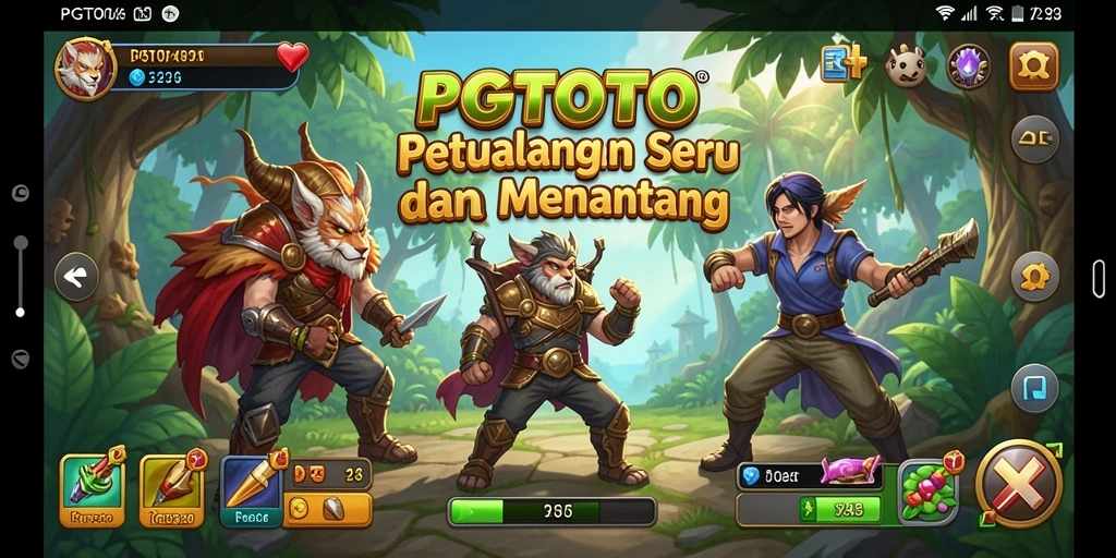 Tampilan gameplay PGTOTO yang mendebarkan dan menantang.