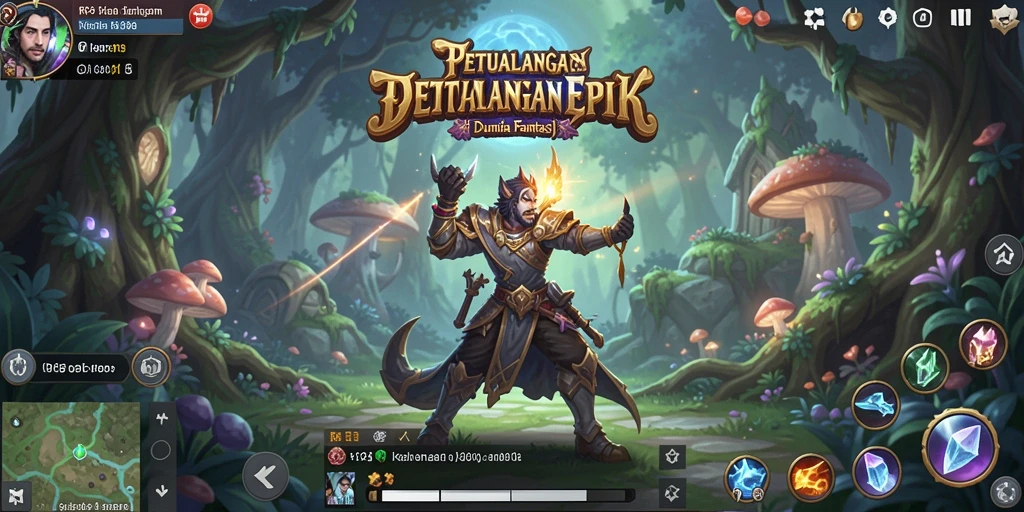 Tampilan gameplay RP8 dengan pertarungan yang seru dan grafis menawan.