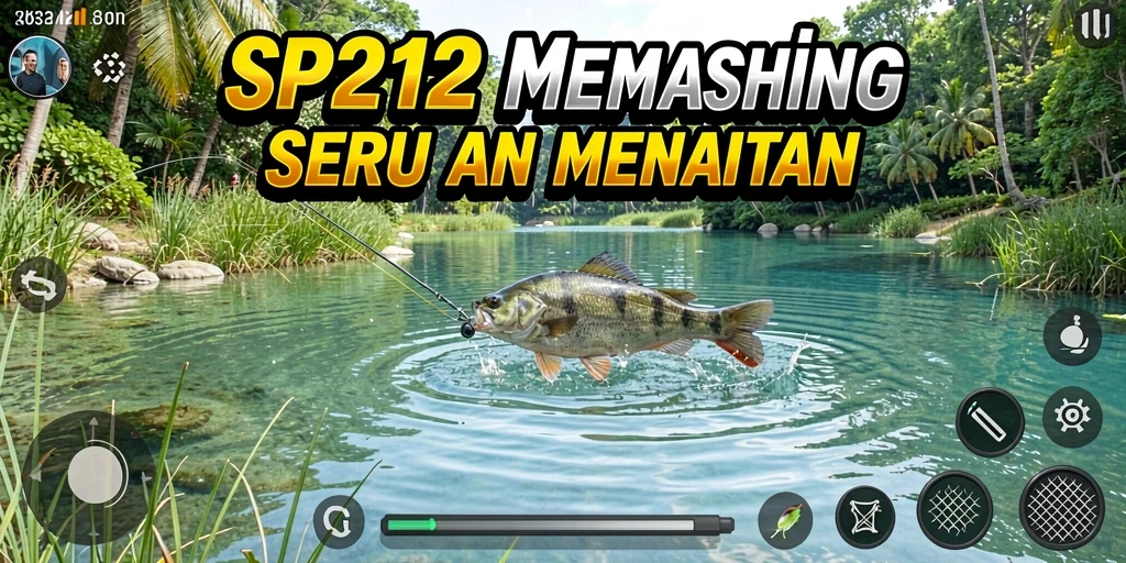 Tangkapan ikan yang menakjubkan dalam gameplay SP212.