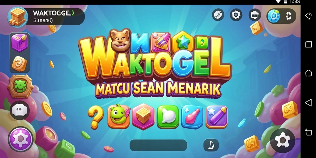 Tampilan gameplay WAKTOGEL yang menawan dan adiktif.