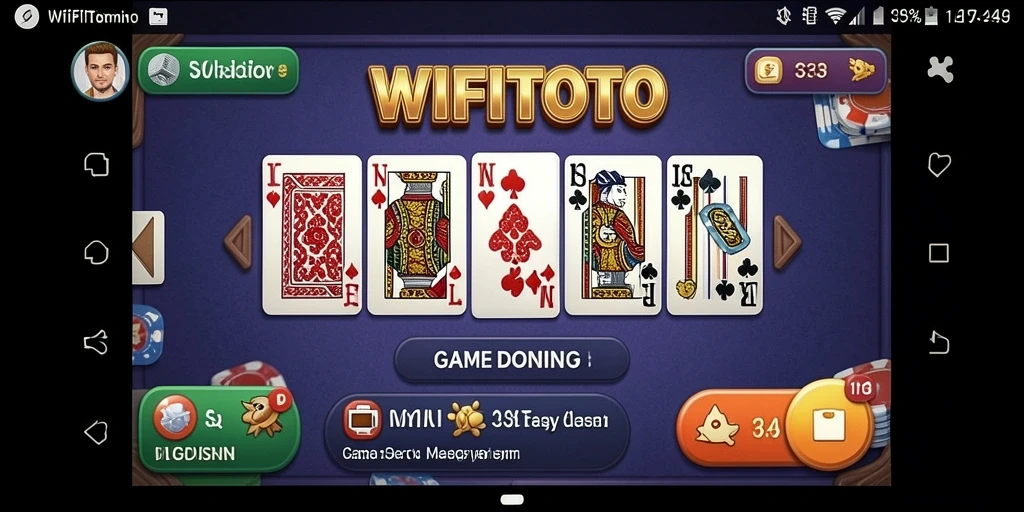 Gameplay seru dalam aplikasi domino WIFITOTO.