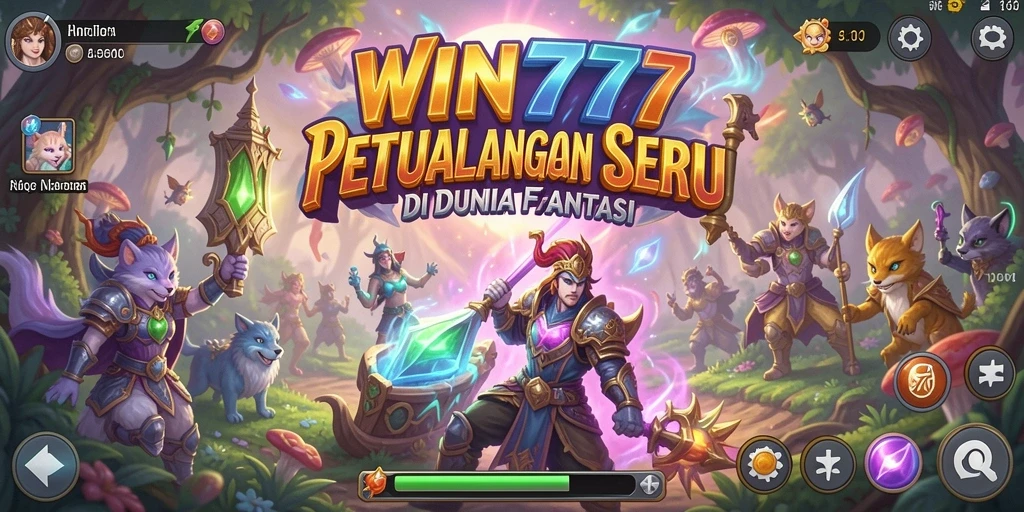 Tampilan menarik dari gameplay petualangan WIN777 yang seru.