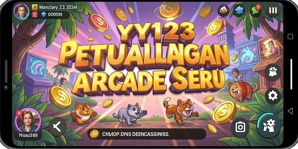 Tangkapan layar dari gameplay seru YY123 yang memukau.